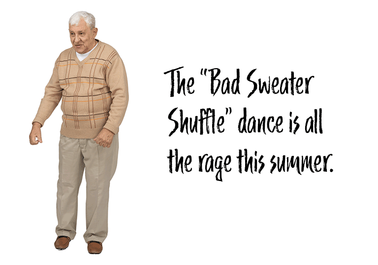 Bad Sweater Shuffle Dance